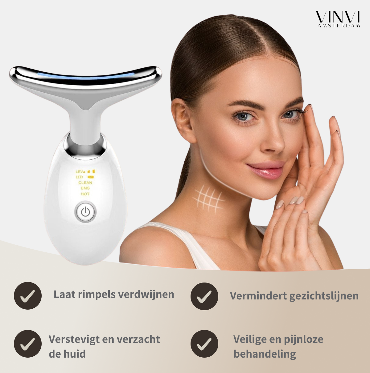 DERMALIFT™ | VERSTERK EN LIFT JE HUID MET LED-TECHNOLOGIE