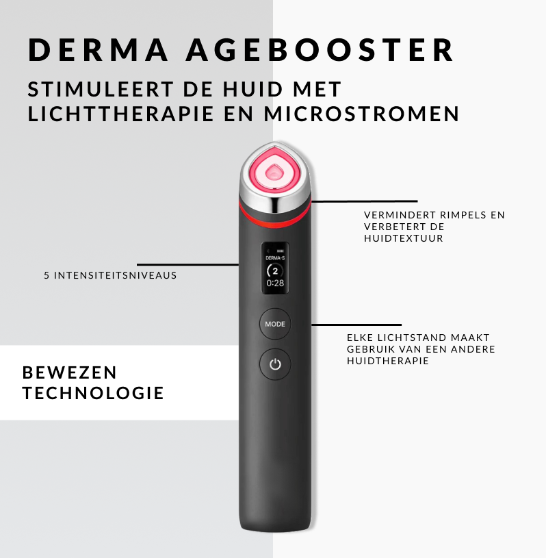 DERMA AGEBOOSTER | VERJONG JE HUID MET DE AGE BOOSTER