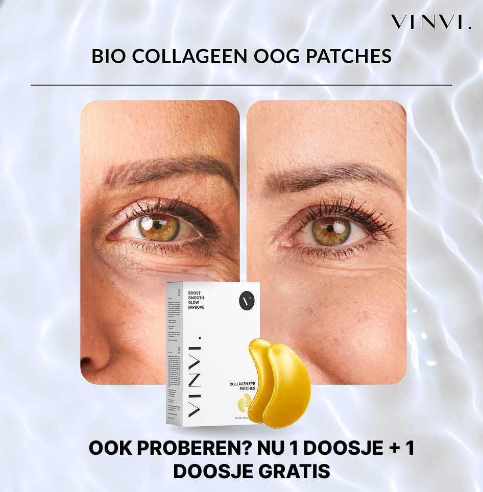 BIO COLLAGEN EYE PATCHES | VOOR EEN ZICHTBAAR GEZONDERE HUID ONDER DE OGEN | 1+1 GRATIS