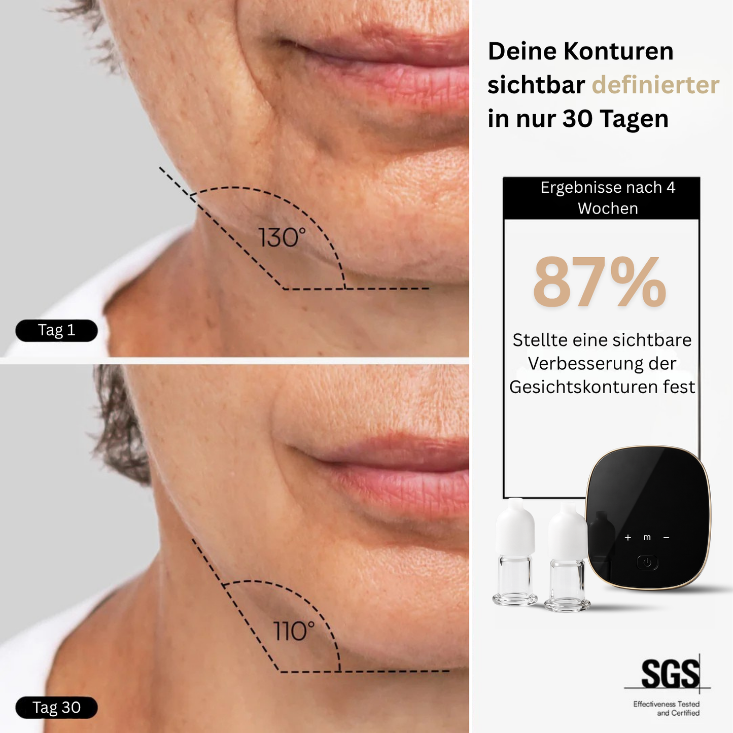 FACIAL SCULPT PRO| NATÜRLICH SICHTBAR STRAFFERE KONTUREN OHNE EINGRIFFE