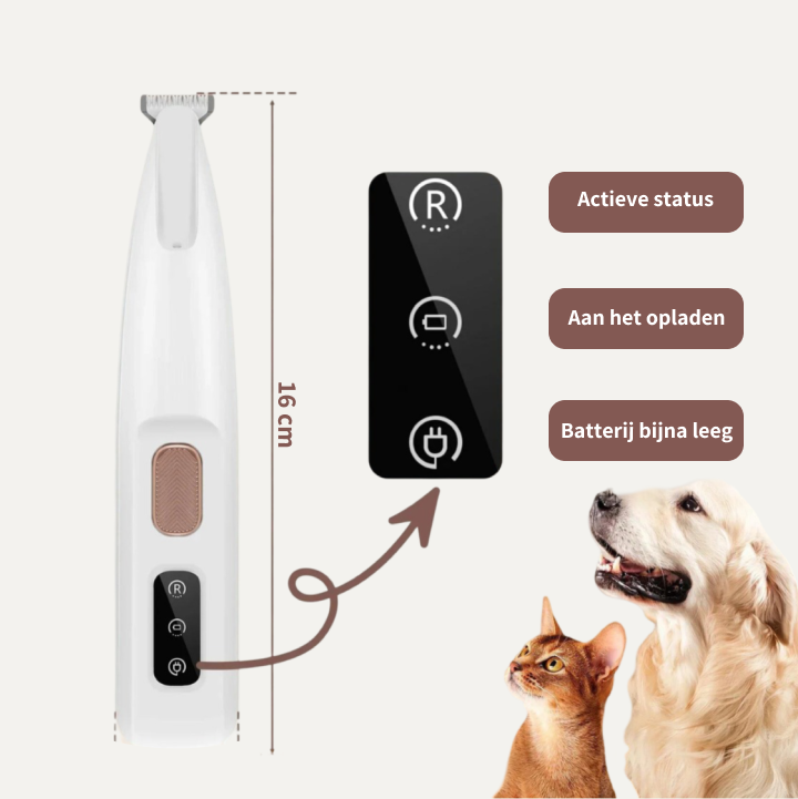 PAWPERFECT TRIMMER | VOOR SCHONE, GEZONDE EN VEILIGE POOTJES