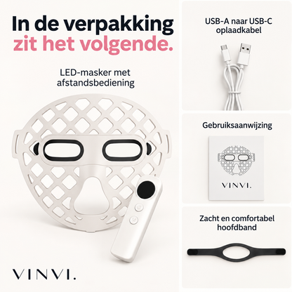 VINVI ACTIVESKIN LED MASK | EEN STEVIGERE HUID MET EEN GEZONDE GLOW