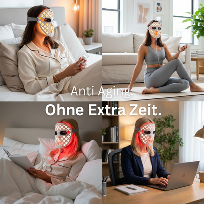VINVI ACTIVESKIN LED MASK | SICHTBAR STRAFFERE & STRAHLENDE HAUT