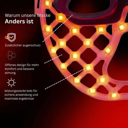 VINVI ACTIVESKIN LED MASK | SICHTBAR STRAFFERE & STRAHLENDE HAUT